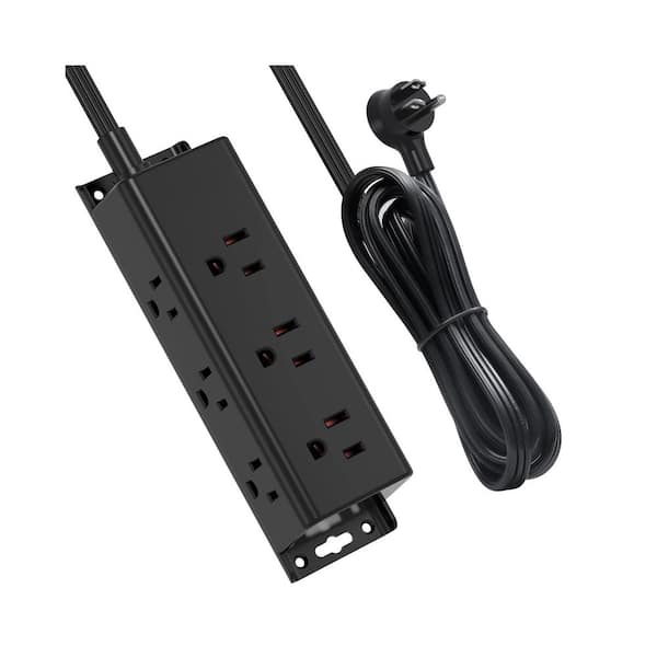 6 ft. Cord 16-Outlet Surge Protector Power Strip with Switch, Wide ...