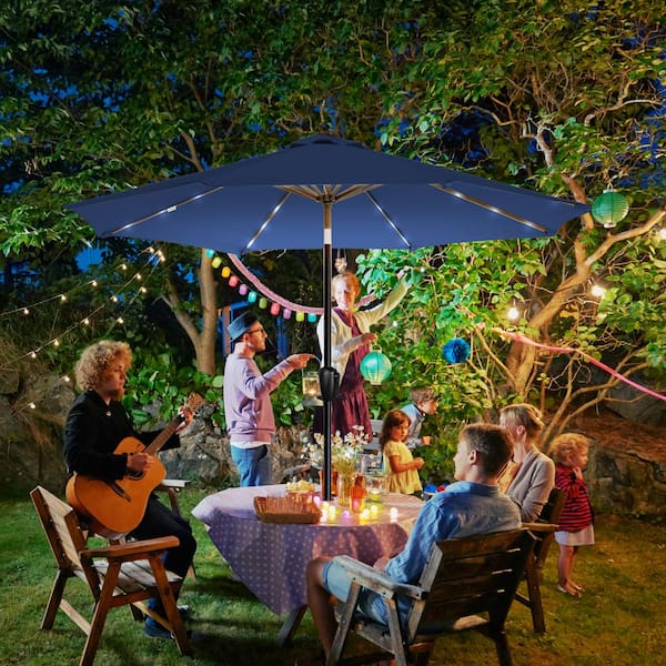7.5 ft patio umbrella with tilt Formosa Covers 7.5ft aluminum market umbrella crank & tilt color Hunter Green