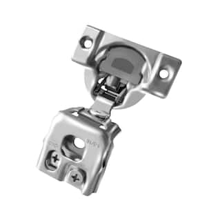 105-Degree 1-5/16 in. (35 mm) Overlay Soft Close Face Frame Cabinet Hinges with Installation Screws (1-Pair)