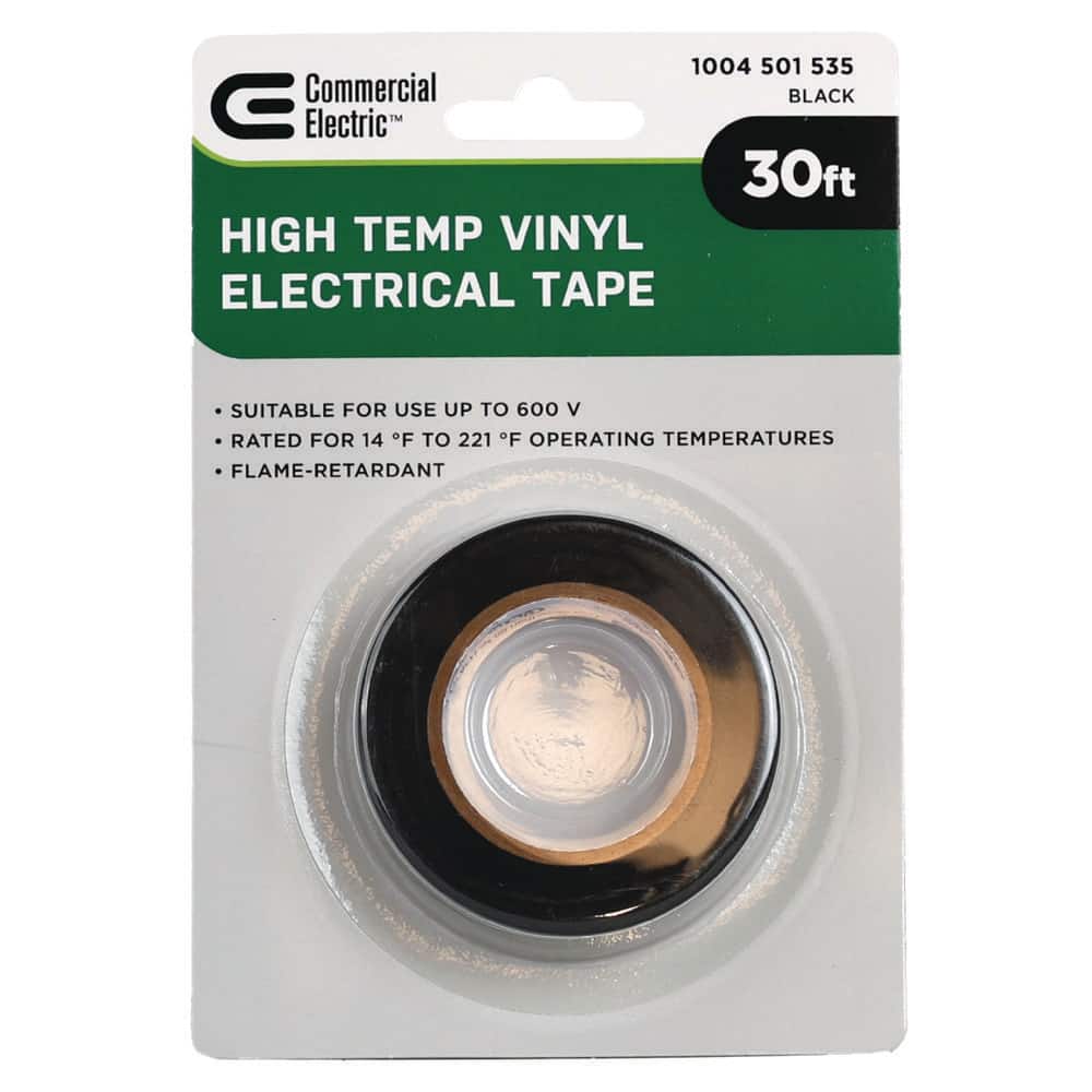3/4 in. x 30 ft. Commercial Carded Electrical Tape, Black price history on PriceWatchPro