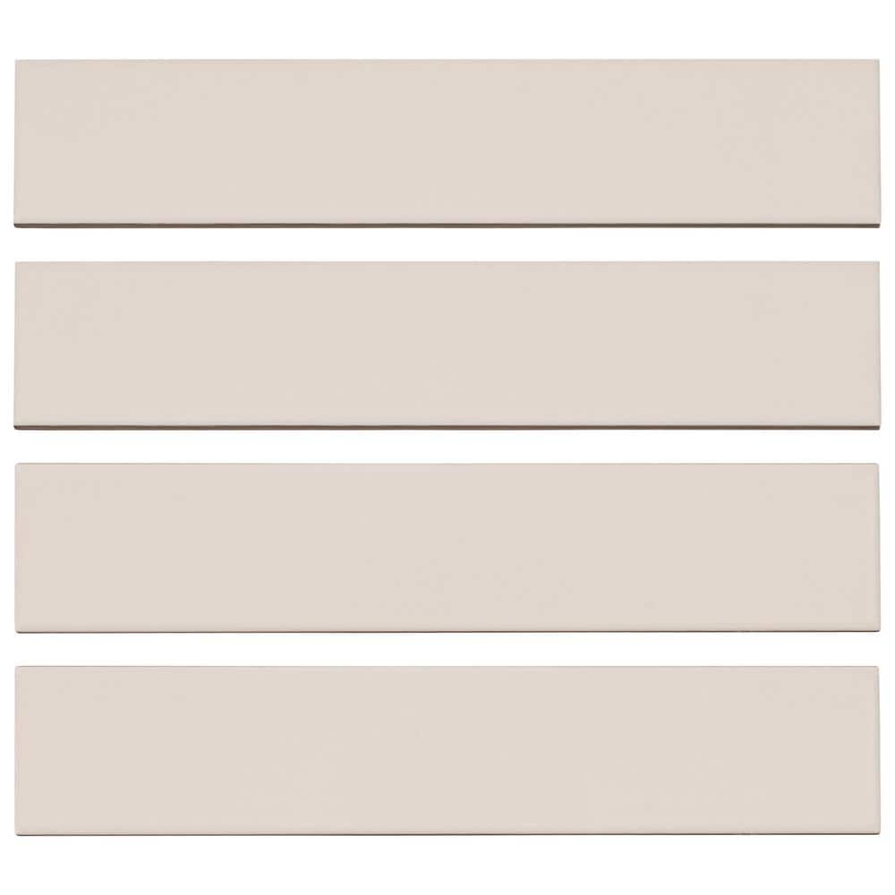 Concerto-Opus Larinet 2 in. x 10 in. Glossy Ceramic Beveled Subway Wall Til