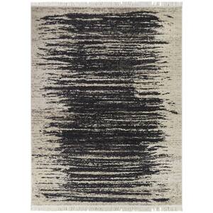 Howe Charcoal 5 ft. x 7 ft. Abstract Area Rug