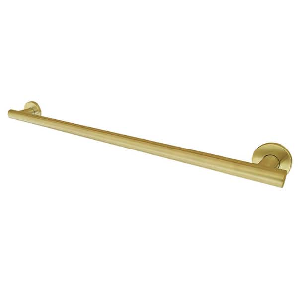 Berwyn 36 in. x 1.25 in. Grab Bar in Brushed Brass