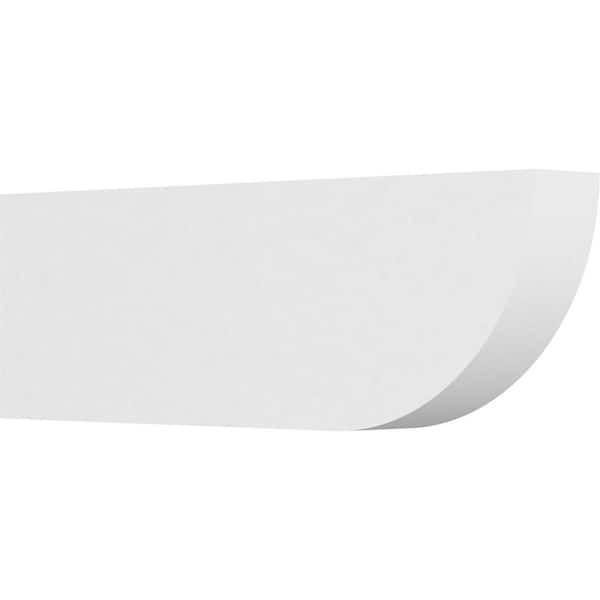 Ekena Millwork 4 in. x 10 in. x 30 in. Standard Durham Architectural Grade PVC Rafter Tail Brace