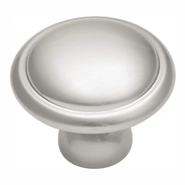 HICKORY HARDWARE Conquest 1-3/8 in. Satin Nickel Cabinet Knob