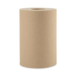 Hardwound Paper Towels 8" x 350ft 1-Ply Natural (12 Rolls per Carton)