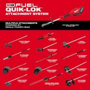 M18 FUEL QUIK-LOK Rubber Broom Attachment and M18 FUEL QUIK-LOK Bristle Brush Attachment (2-Tool)