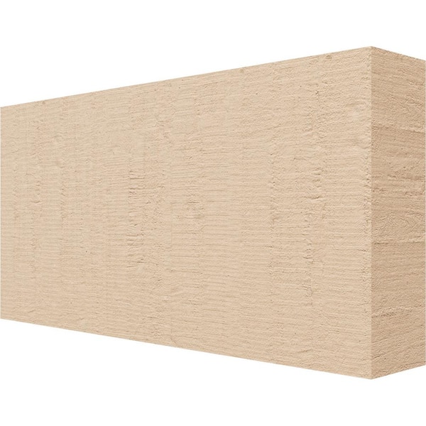 Ekena Millwork 2-in. x 6-in. x 12-in. Block Woodgrain, Primed Tan Timberthane Polyurethane Rafter Tail Brace