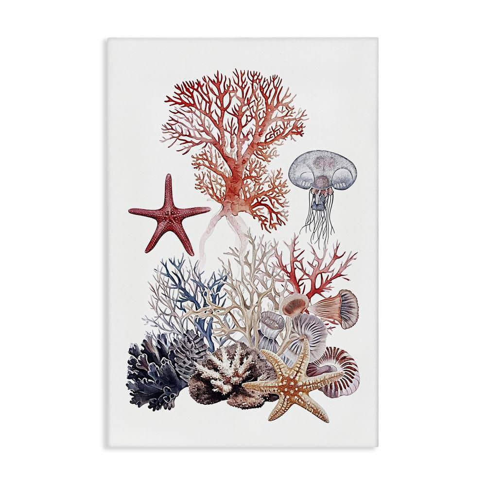 UPC 199235888733 product image for Aquatic Animals & Coral by Ramona Murdock Unframed Animal Graphic Art Print 30 i | upcitemdb.com