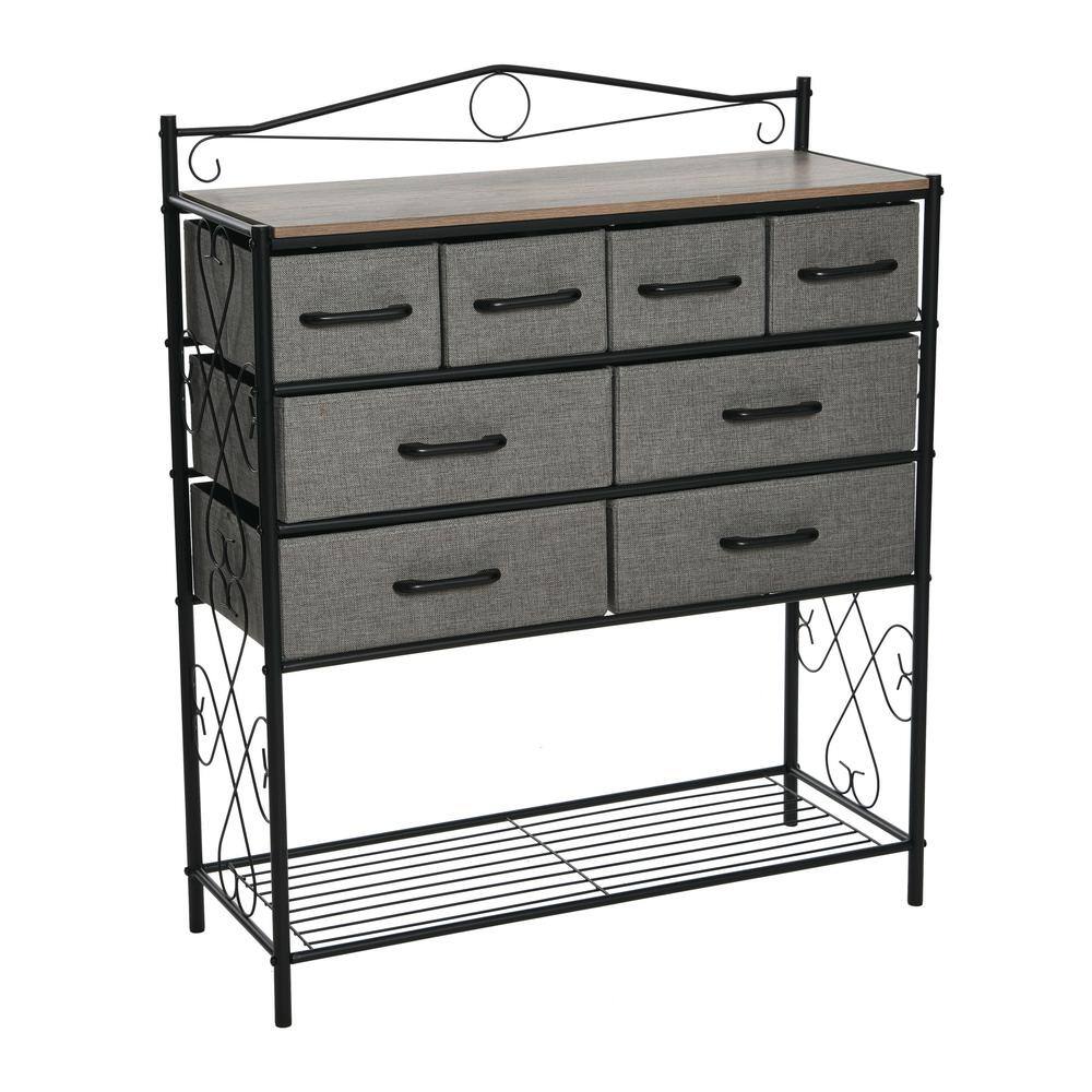 40.5 in. H x 33.25 in. W Ashwood Wide Victoria 8-Drawer Storage Chest
