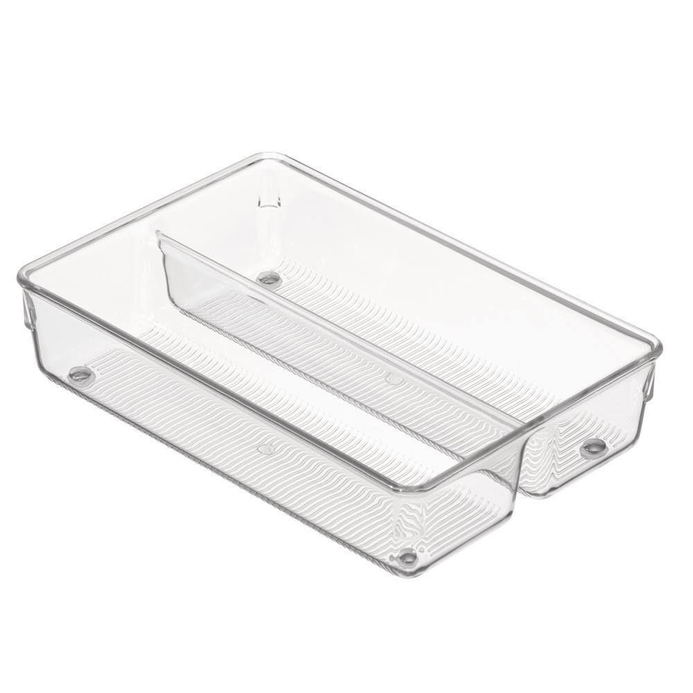 IDESIGN 6 in. x 9 in. x 2 in. Clear Linus Drawer Organizer 52606CX - The  Home Depot