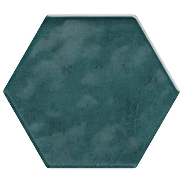 Daltile Mesmerist Mystique 4 in. x 4 in. Glossy Ceramic Hexagon Wall Tile (504 sq. ft. /pallet)
