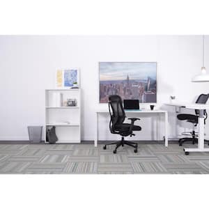 Space Seating 818 Series Black High Back Executive Office Chair