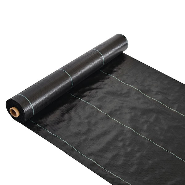 Tunearary 4 ft. x 300 ft., Heavy-Duty Landscape Fabric, Dual-Layer ...