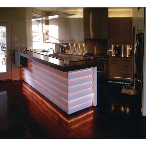 16.4 ft. Plug-In Dimmable Cuttable Color-Changing Integrated LED Strip Light