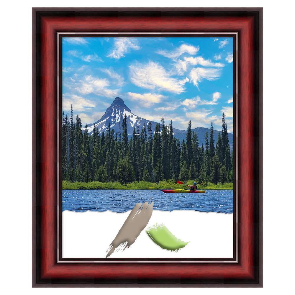 Rubino Cherry Scoop 11x14 Wood Wall Picture Frame
