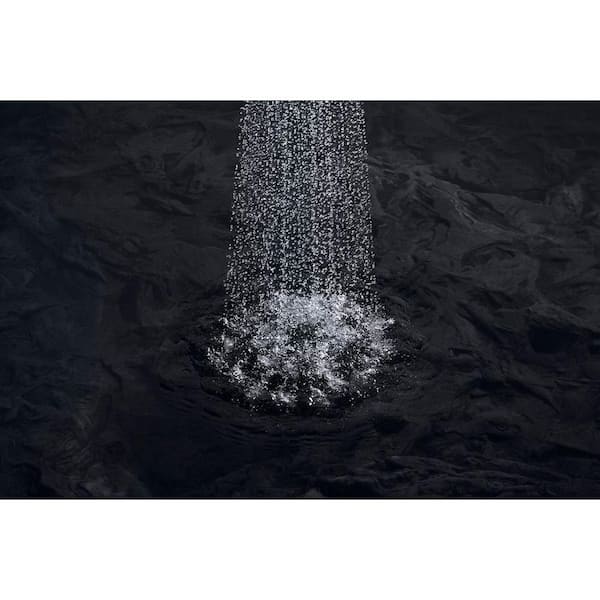 KOHLER Awaken 1-Spray Patterns 3.5625 in. Wall Mount Fixed Shower Head in Vibrant Brushed Nickel