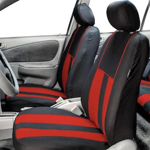 Striking Striped 47 in. x 23 in. x 1 in Seat Covers - Front Set