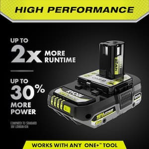 ONE+ 18V High Performance Lithium-Ion 2.0 Ah Compact Battery (2-Pack)