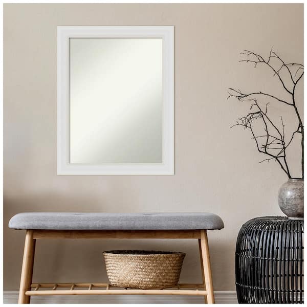 Amanti Art Flair Soft White 22 in. H x 28 in. W Framed Non