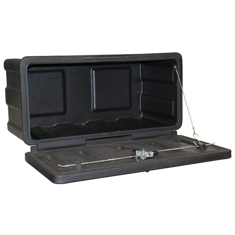 18 in. x 18 in. x 36 in. Matte Black Plastic Underbody Truck Tool Box