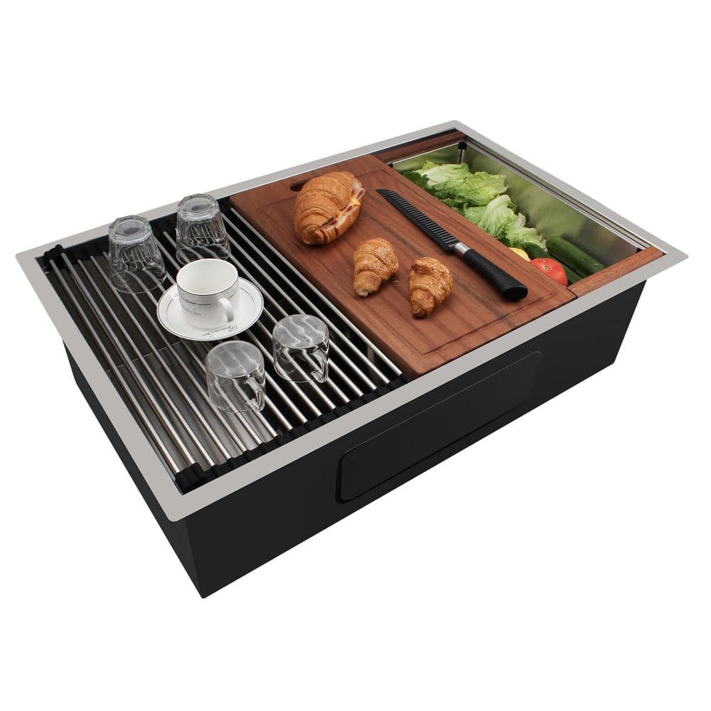 EEN ANDRO TAKIANG INC 30 Inch Workstation Ledge Kitchen Sink