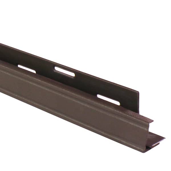 Novik NovikTrim 1.25 in. x 72 in. 2-Piece Polymer Trim/J-Channel in Coffee Bean (20 Per Box)