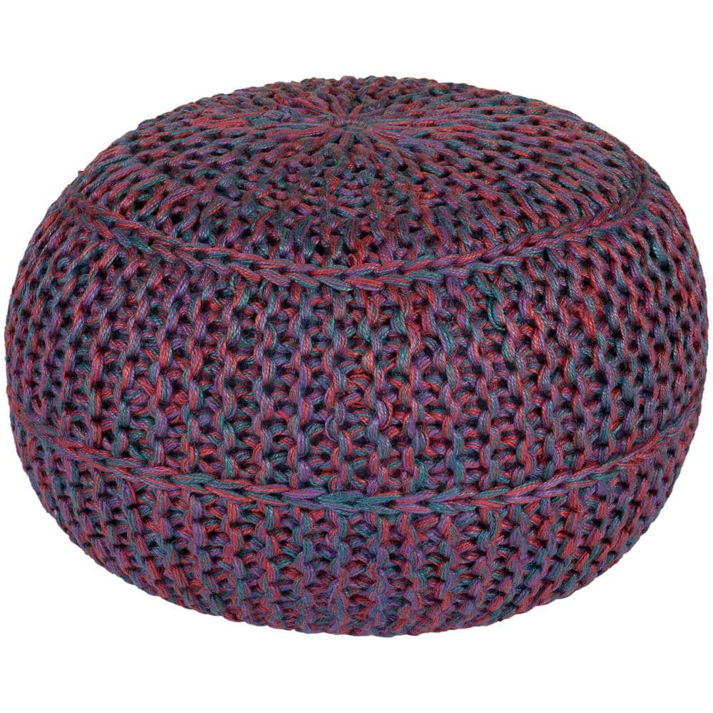 Livabliss Kylie Garnet Accent Pouf