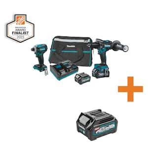 40V Max XGT Brushless Cordless 2-Pc. Combo Kit (Hammer Driver-Drill/Impact Driver) 2.5Ah with XGT 2.5Ah Battery