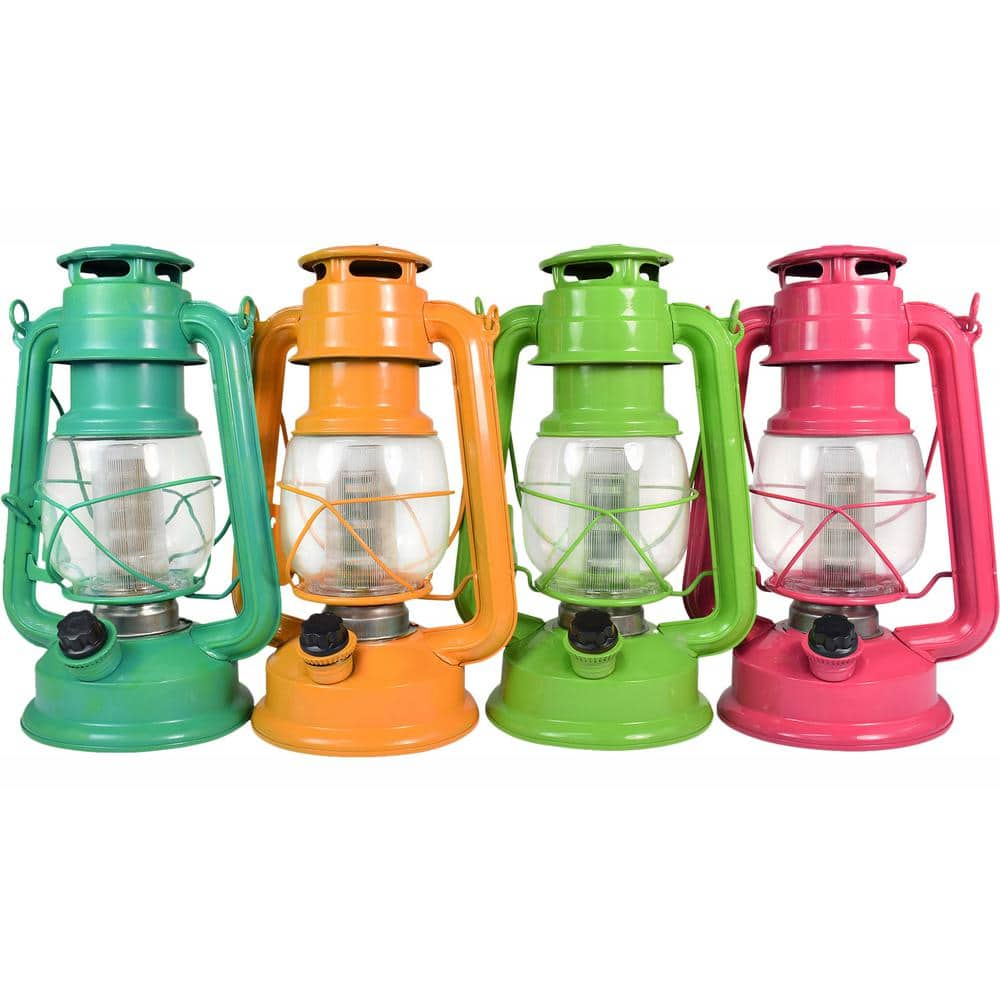 Northpoint Vintage Green Battery Operated LED Lantern (2-Pack) 190491 (2) -  The Home Depot