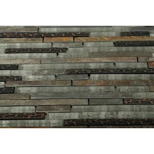 Paradise Utopia 12 in. x 12 in. Glass Mosaic Tile