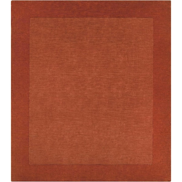Livabliss Foxcroft Rust 6 ft. x 6 ft. Indoor Square Area Rug