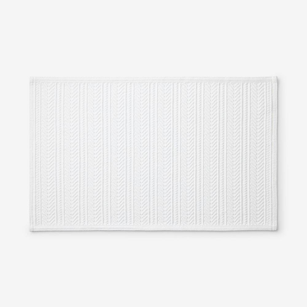 LL STRIPE FLATWOVEN BATH MAT 24X40 WHITE price history on PriceWatchPro