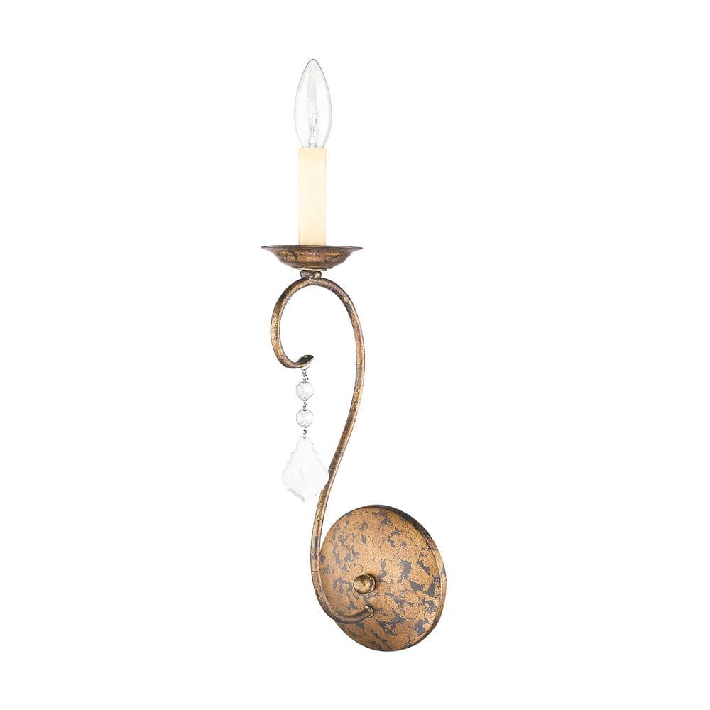 Venetian Golden Bronze Dimmable Brass Sconce