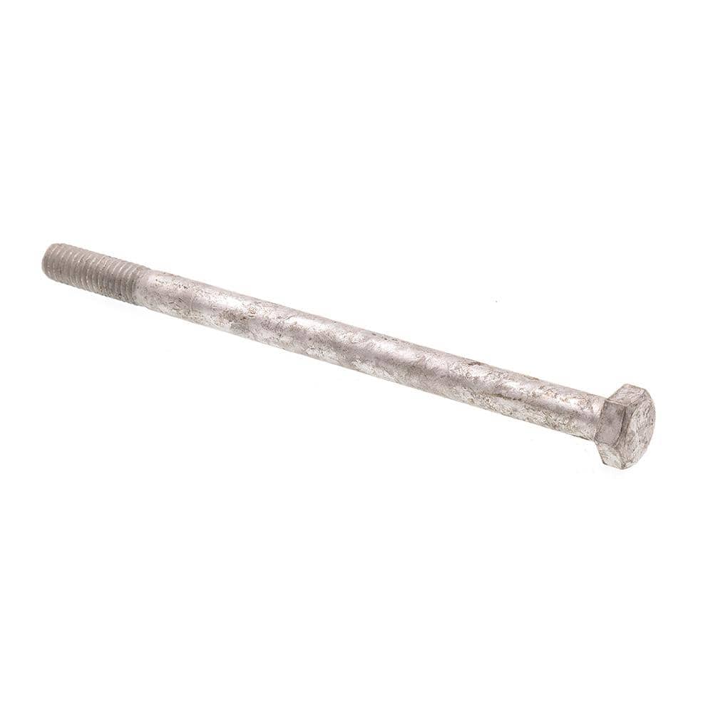 Prime-Line 5/16 in.-18 x in. A307 Grade A Hot Dip Galvanized Steel Hex  Bolts (10-Pack) 9059403 The Home Depot