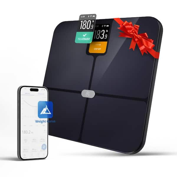 Digital Bathroom Scale with App in Black