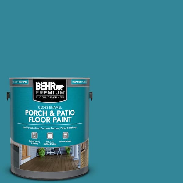 BEHR PREMIUM 1 gal. #M470-6 Precious Stone Gloss Enamel Interior/Exterior Porch and Patio Floor Paint