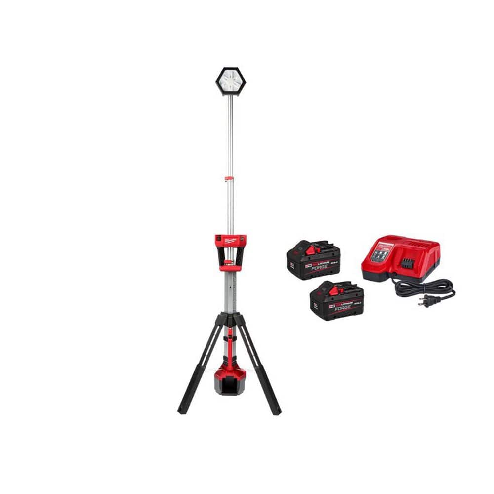 M18 18-Volt Lithium-Ion Cordless Rocket Dual Power Tower Light w/ (2) FORGE 8.0 Ah Batteries & Charger price history on PriceWatchPro