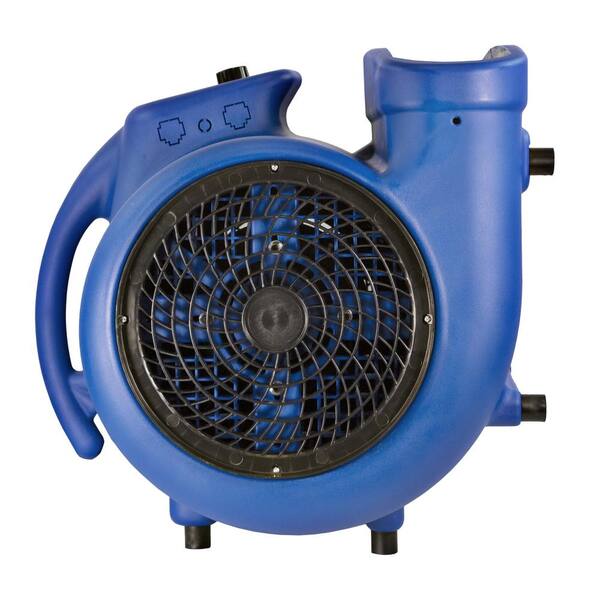 Nexair 1HP Stackable High-Velocity Industrial Carpet Dryer 3 Speed, Air Mover Blower With Auto Shut-off Timer, Adjustable Floor Drying Fan, Dries Cools And Ventilates Attic Spaces, Work Areas, Garages - View #6