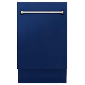 Tallac Series 18 in. Top Control 8-Cycle Tall Tub Dishwasher with 3rd Rack in Blue Gloss