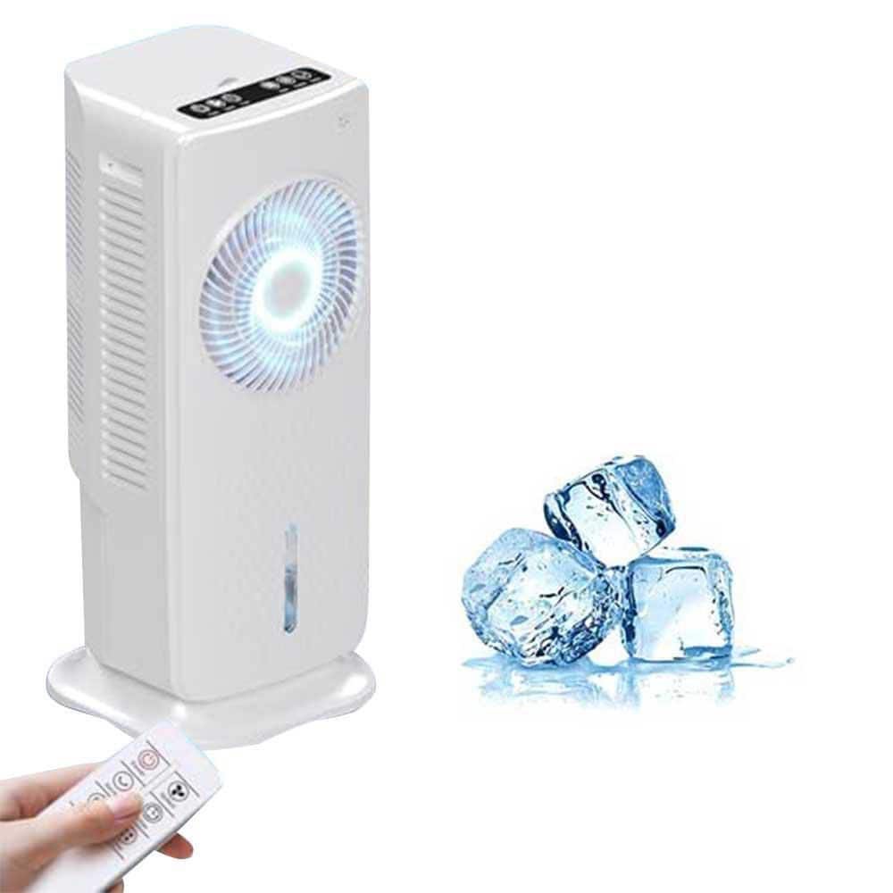 Portable Air Conditioner Cools Evaporative Fan w/ 3 Speeds 3 Modes, Remote, 4 Ice Packs, 12H Timer, 1.5 Gal Water Tank price history on PriceWatchPro