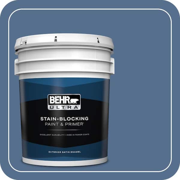 BEHR ULTRA 5 gal. #PPF-47 Porch Song Satin Enamel Exterior Paint & Primer