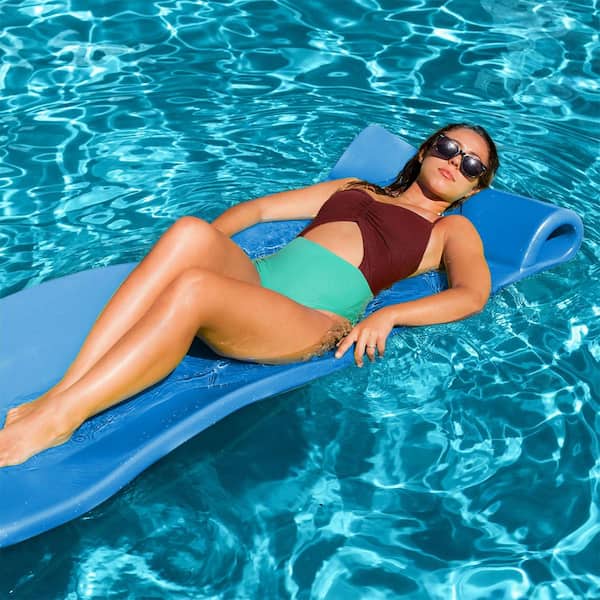 TRC Recreation Splash Red 1.25 in. Thick Foam Swimming Pool Float Lounger  Mat, Red 8032002 - The Home Depot