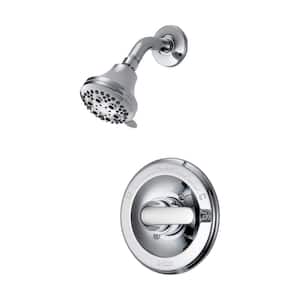 Classic Single-Handle 5-Spray Shower Faucet with Stops in Chrome (Valve Included)