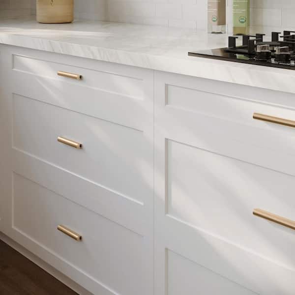 5-Pack Modern Arch Adjusta-Pull Adjustable 1 to 4 in. (25-102 mm) Modern Champagne Bronze Cabinet Drawer Pulls