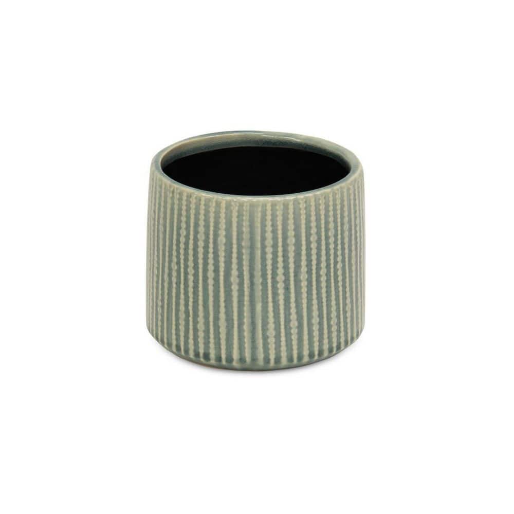 6 in. x 5.25 in. Green Indoor/Outdoor Ceramic Decorative Pots price history on PriceWatchPro