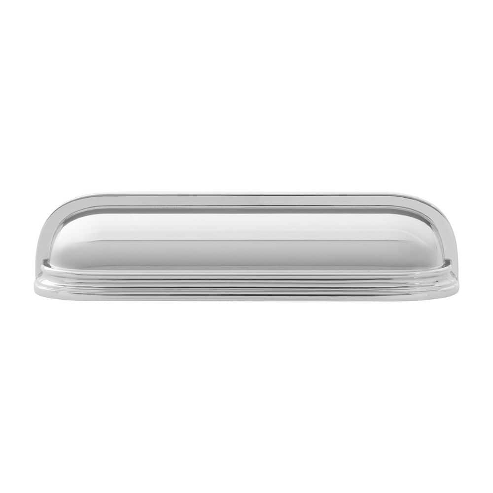 Berkshire Collection 3 in & 3-3/4 in (76mm & 96mm) Center to Center Polished Chrome Cabinet Cup Pull price history on PriceWatchPro