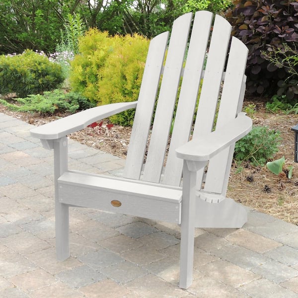 Classic Wesport White Recycled Plastic Adirondack Chair
