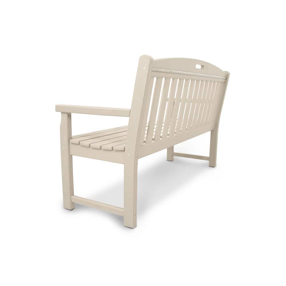 Sand Castle 60" Recycled Milk Jug Outdoor Bench