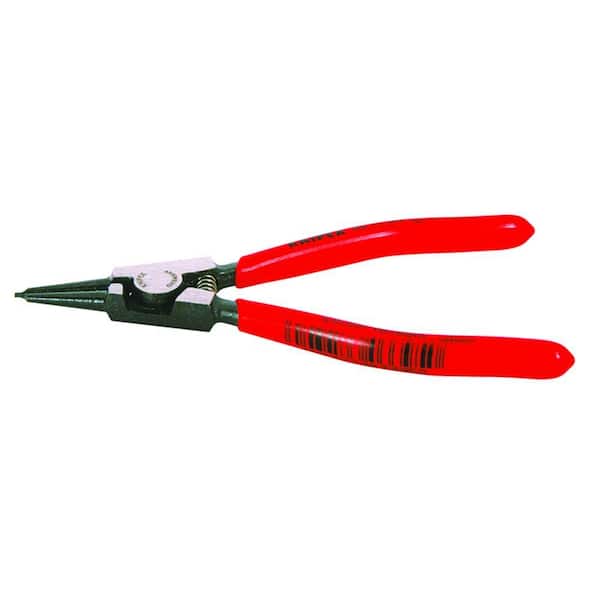 KNIPEX 5-1/2 in. External Straight Snap-Ring Pliers